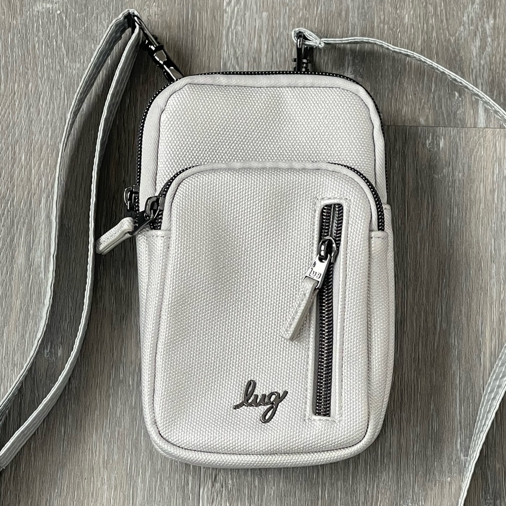 Lug Pitter Patter Silver Crossbody Bag